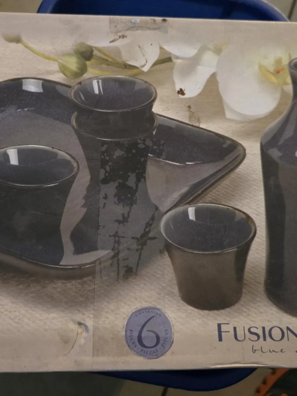 Fusion 6-Piece Sake Set